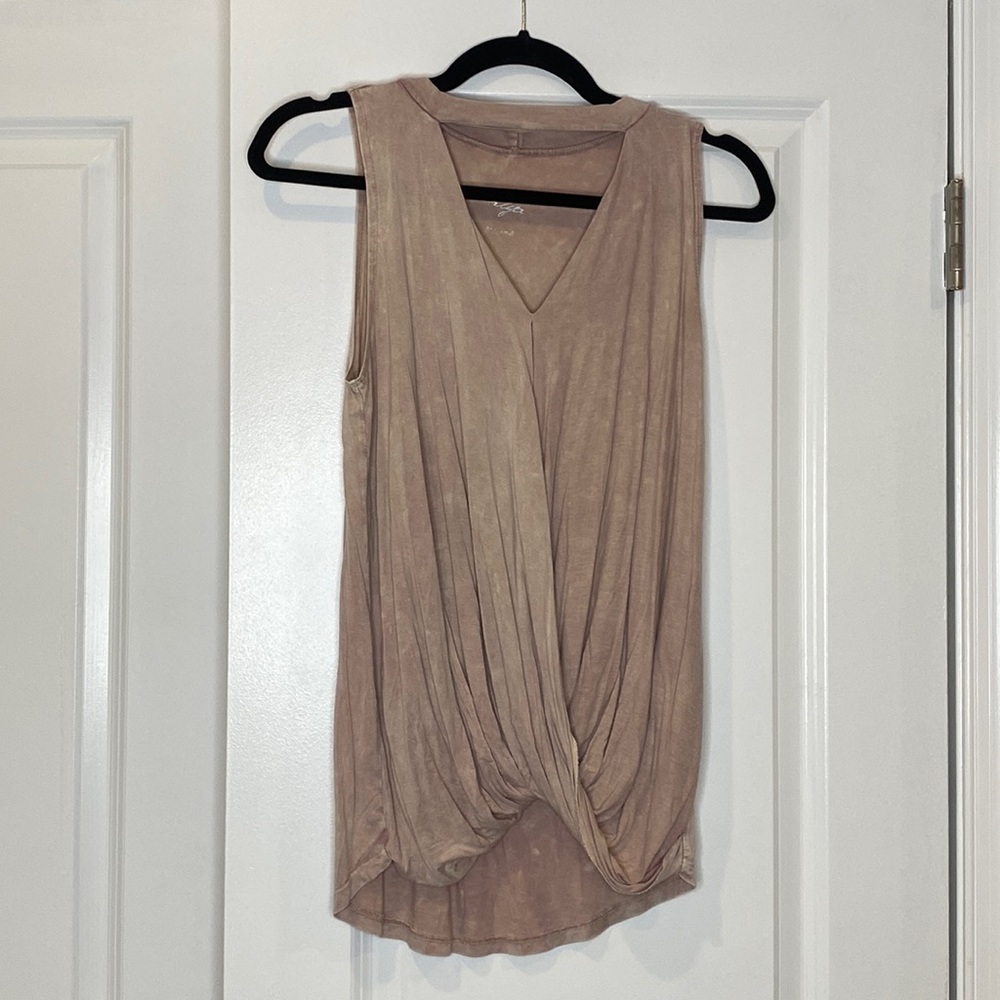 Sleeveless Cross Front Top